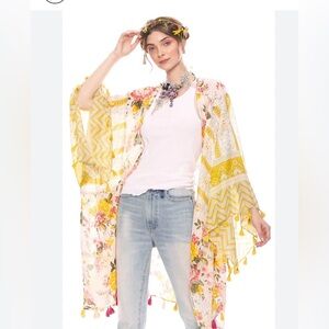 Aratta Multicolor Floral Kimono